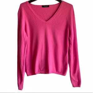 Valerie Stevens 2 ply Cashmere Pink Sweater Top
